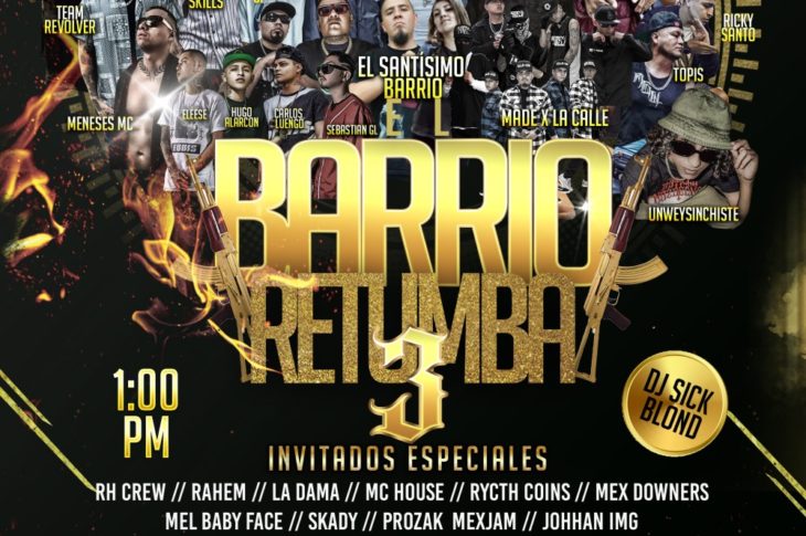«El Barrio Retumba 3» Festival de Rap Nacional